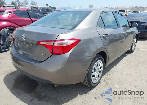 2019 Toyota Corolla Le из США, поврежденный, VIN 5YFBURHE2KP894528